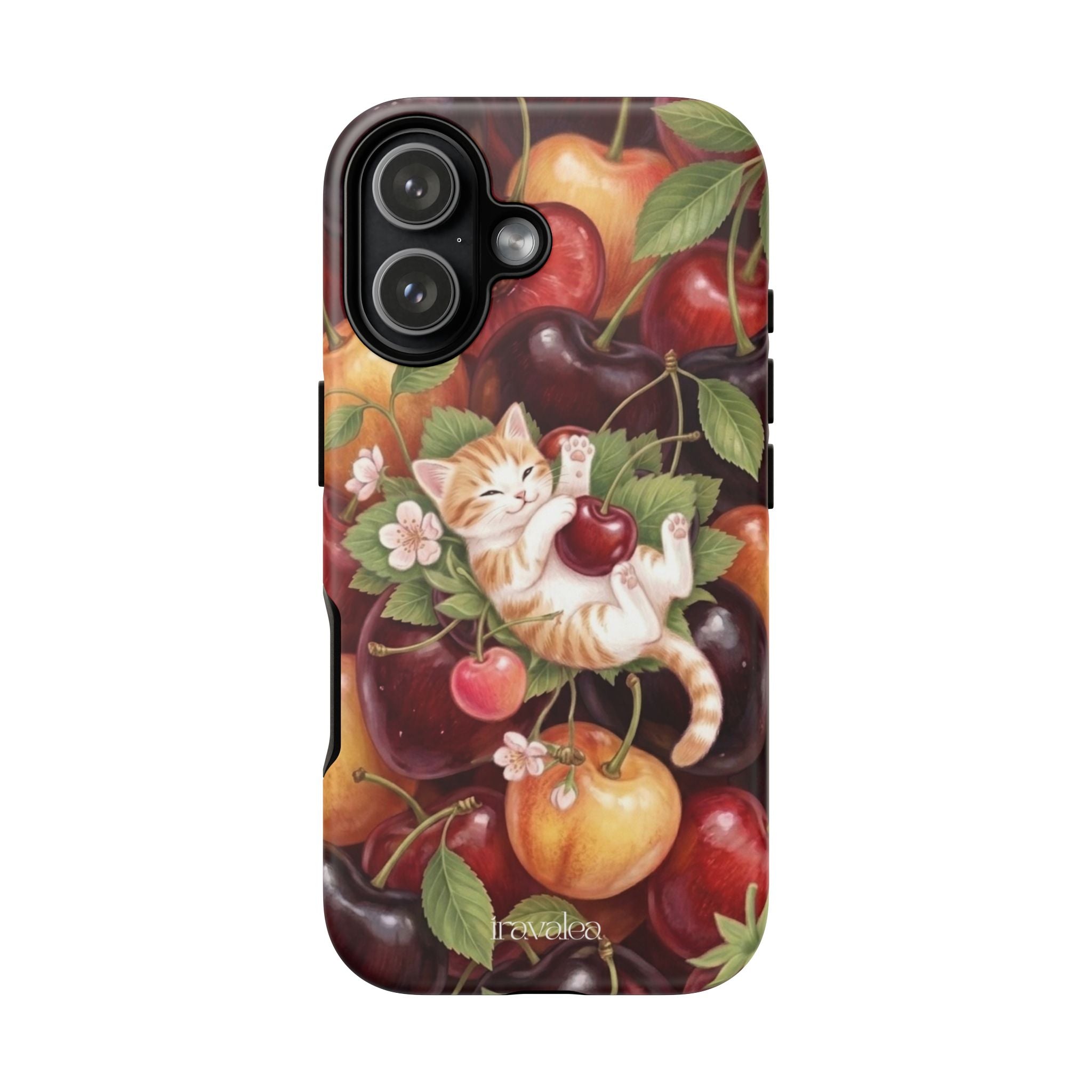 Cute Cat Cherry Phone Case