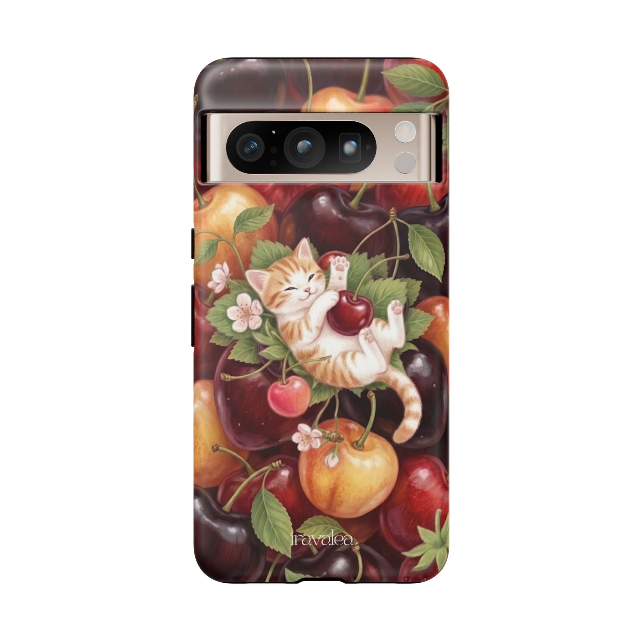 Cute Cat Cherry Phone Case