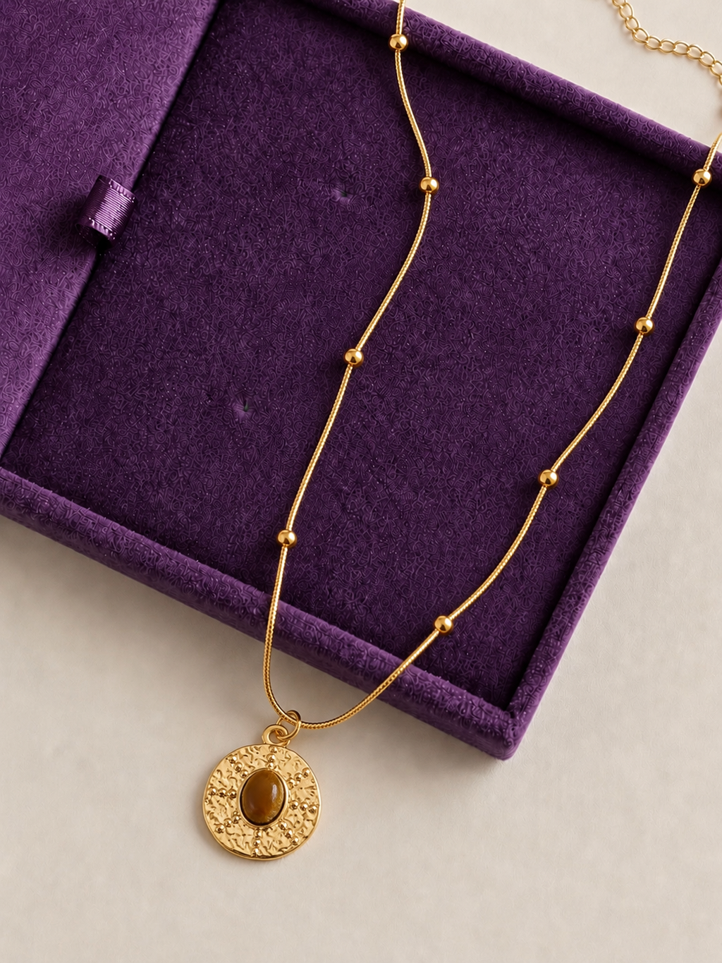 Amber Solara Necklace