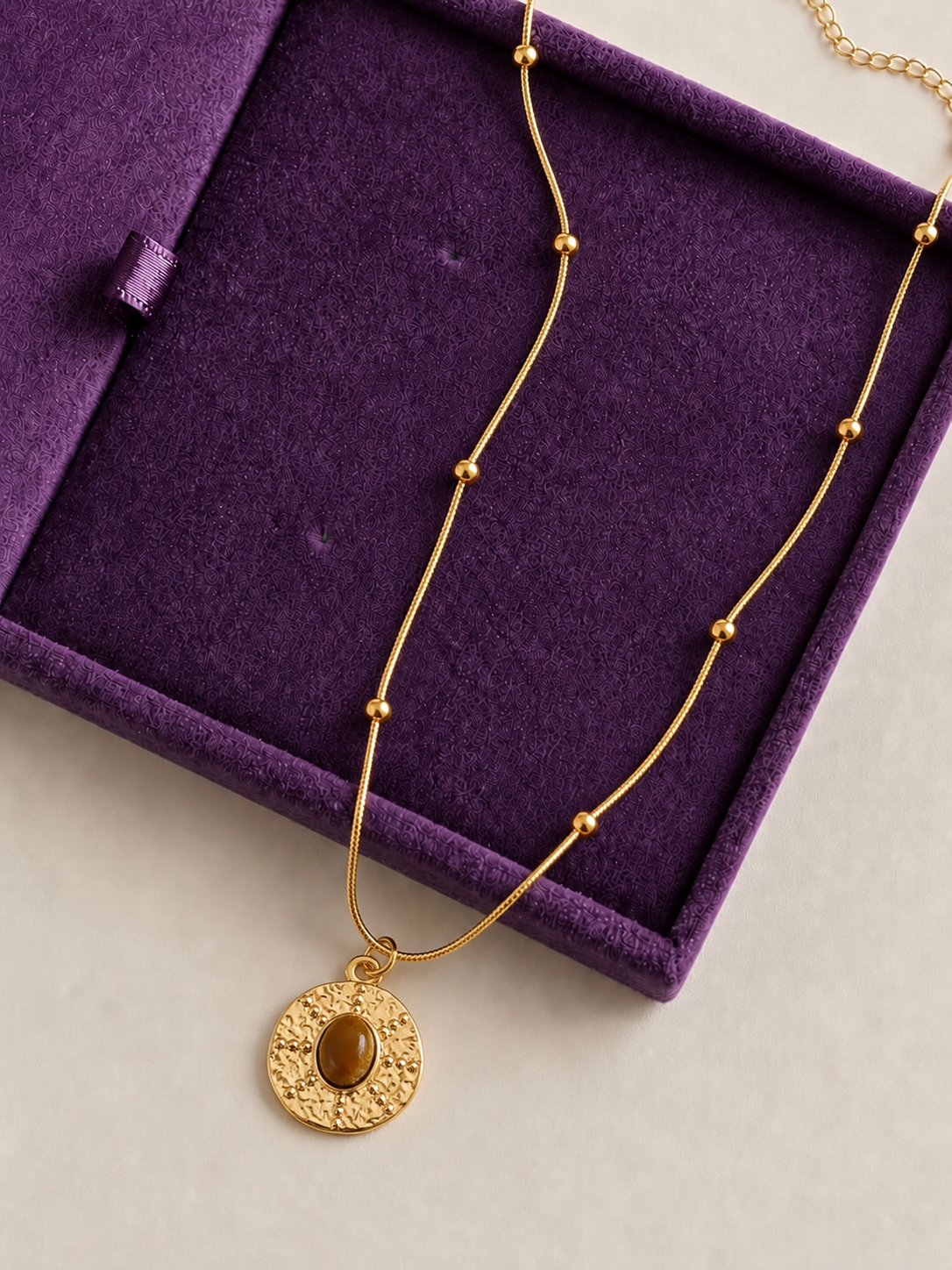 Amber Solara Necklace