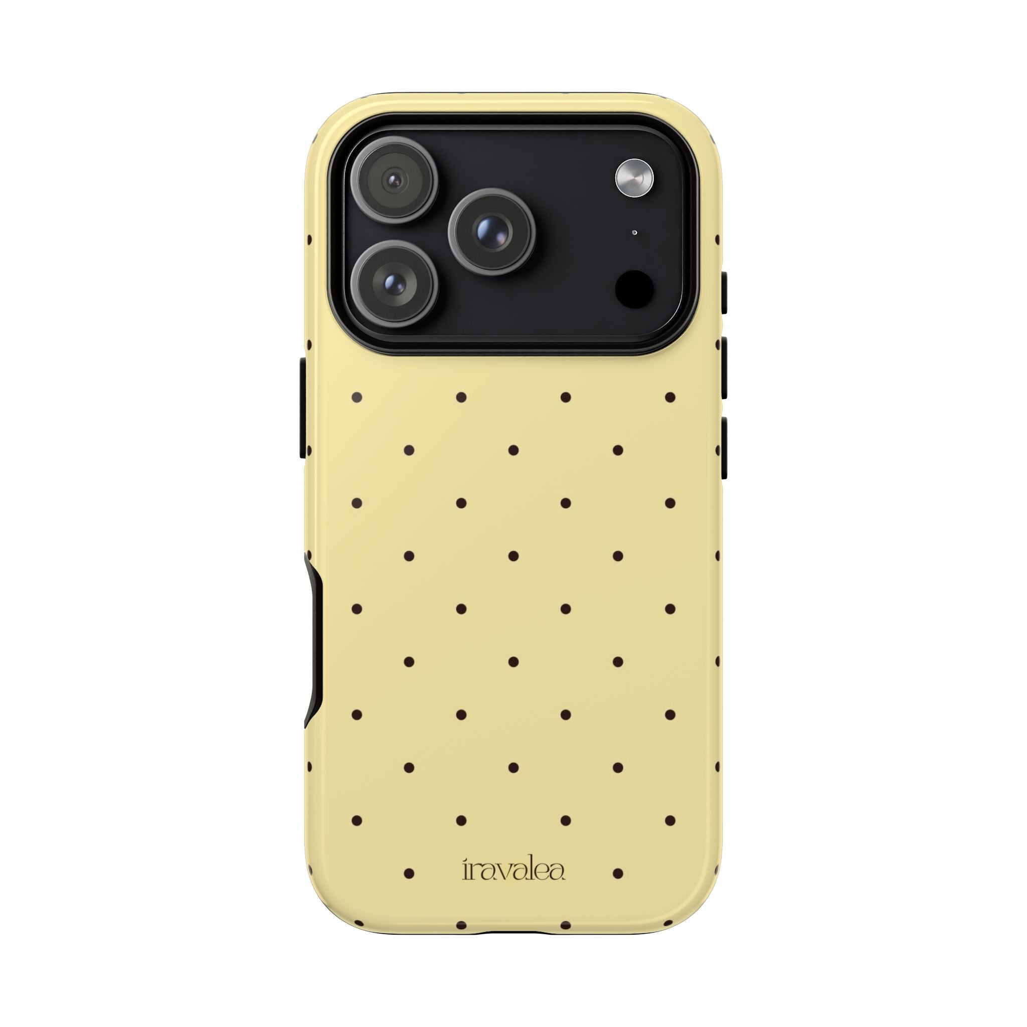 Butter Yellow Polka Dot Phone Case
