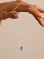 Dewdrop Blue Necklace