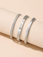 Lucky Heart Bangle Set