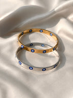 Evil Eye Bangle Bracelet