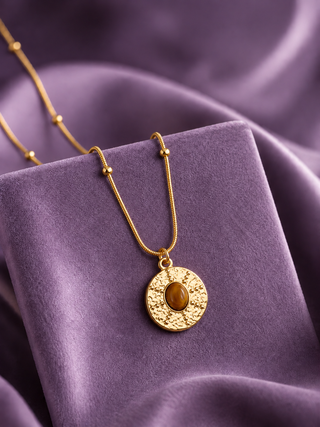 Amber Solara Necklace