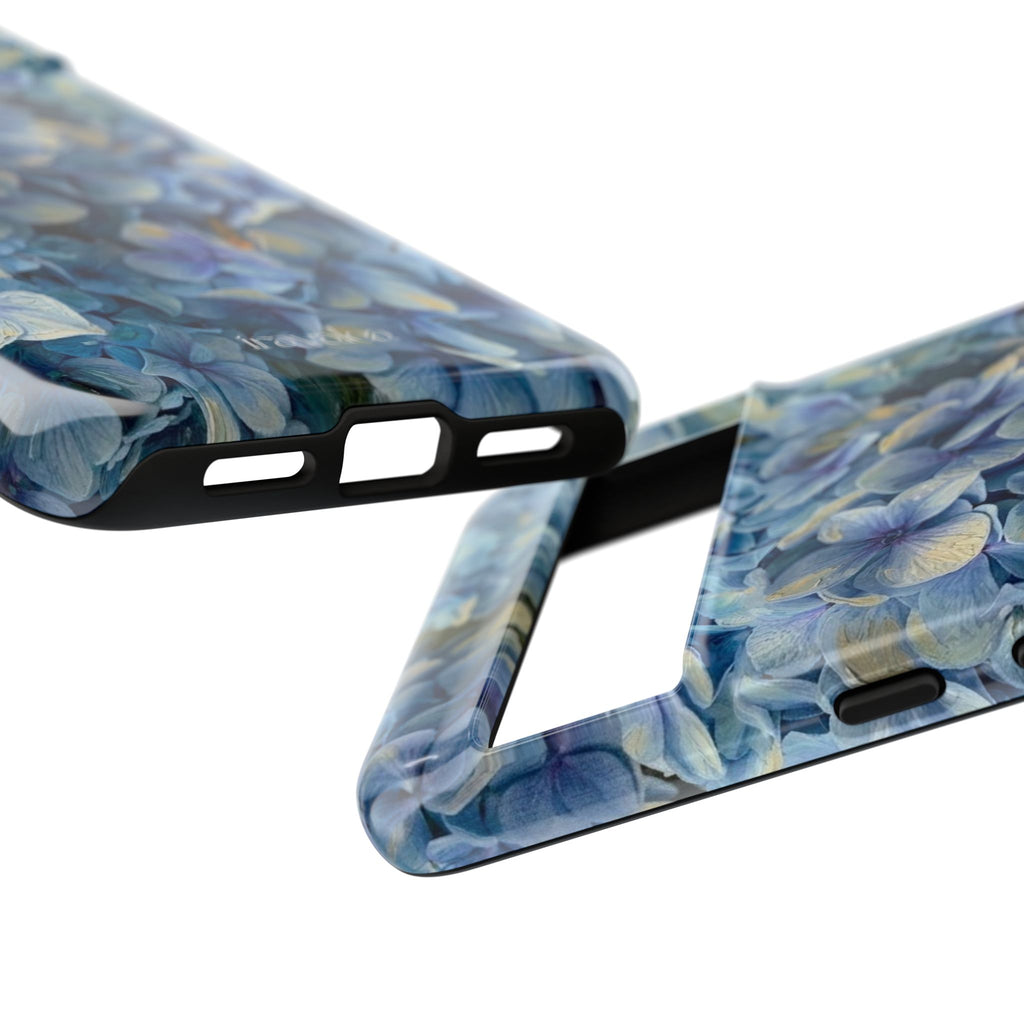 Blue Hydrangea Floral Botanical Phone Case