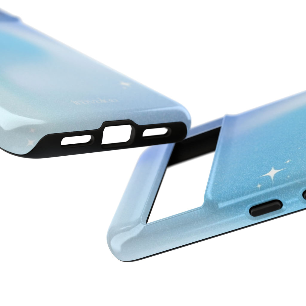 Blue Nebula Stars Phone Case