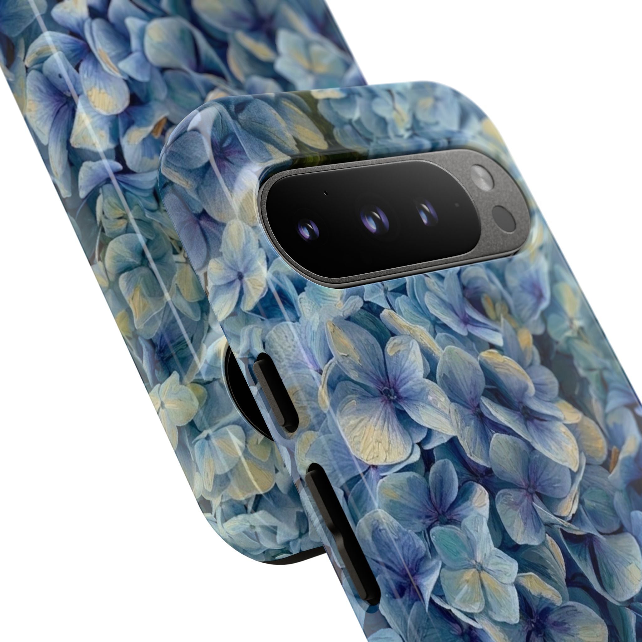 Blue Hydrangea Floral Botanical Phone Case