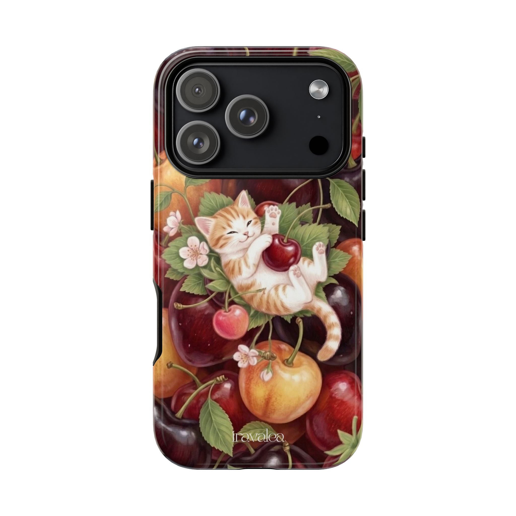 Cute Cat Cherry Phone Case