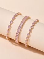 Rose Champagne Bracelet Set