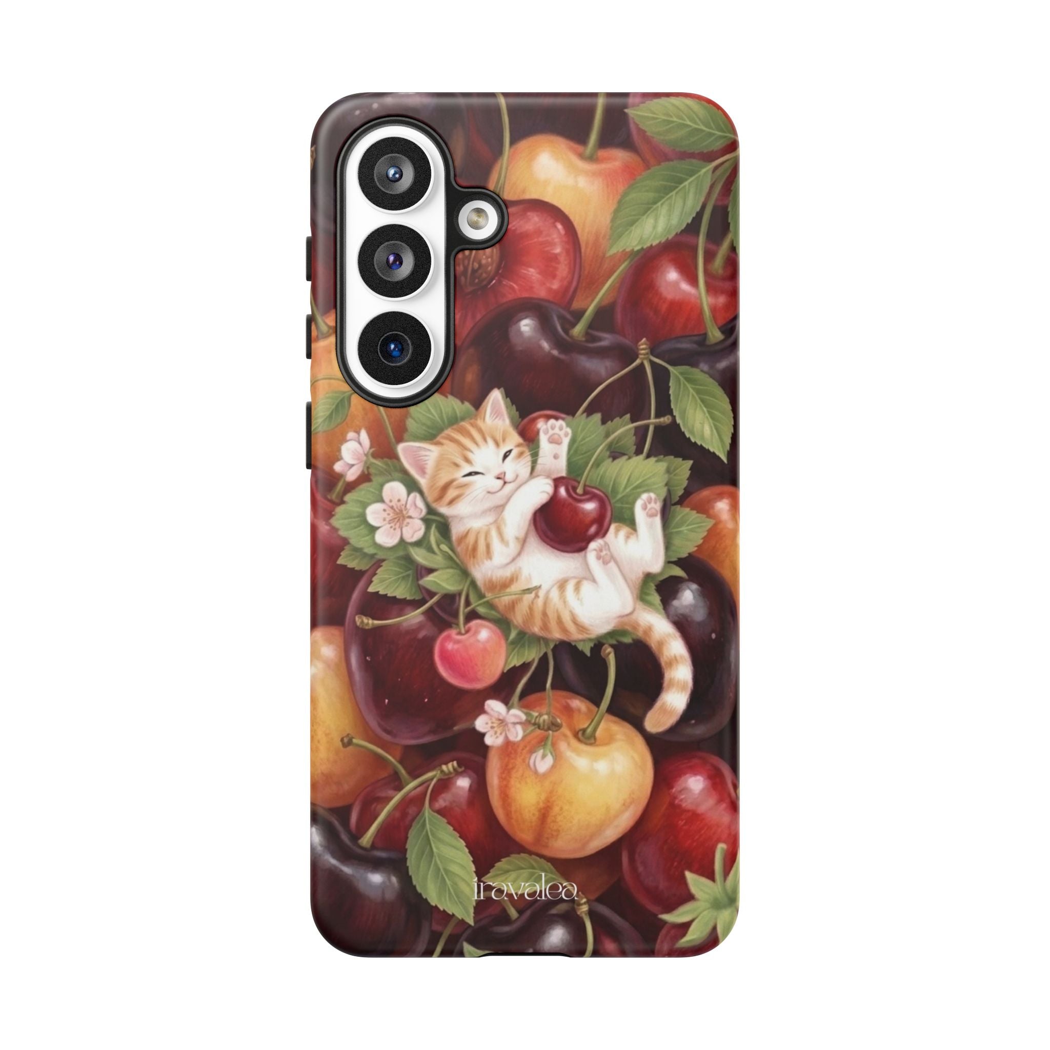 Cute Cat Cherry Phone Case