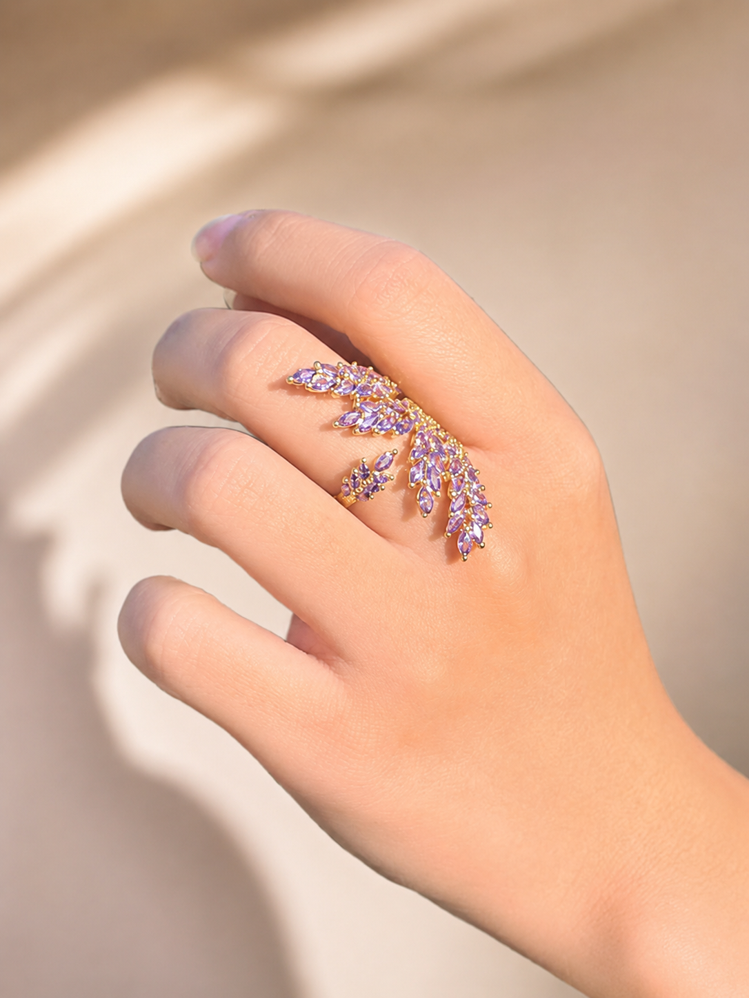 Lavender Wing Ring
