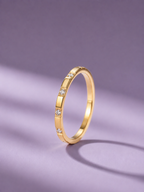 Golden Clover Ring Set