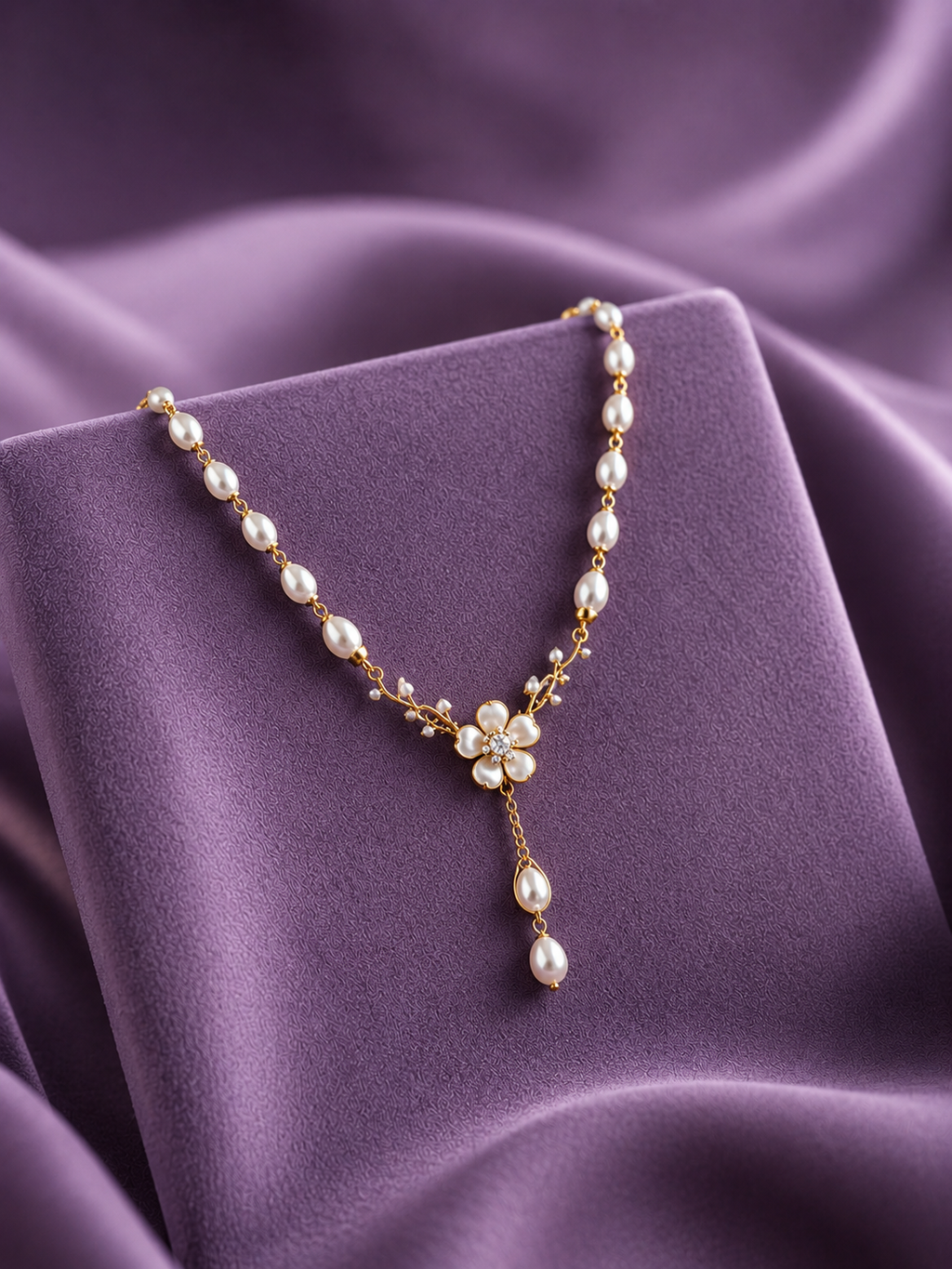 Marigold Pearl Necklace