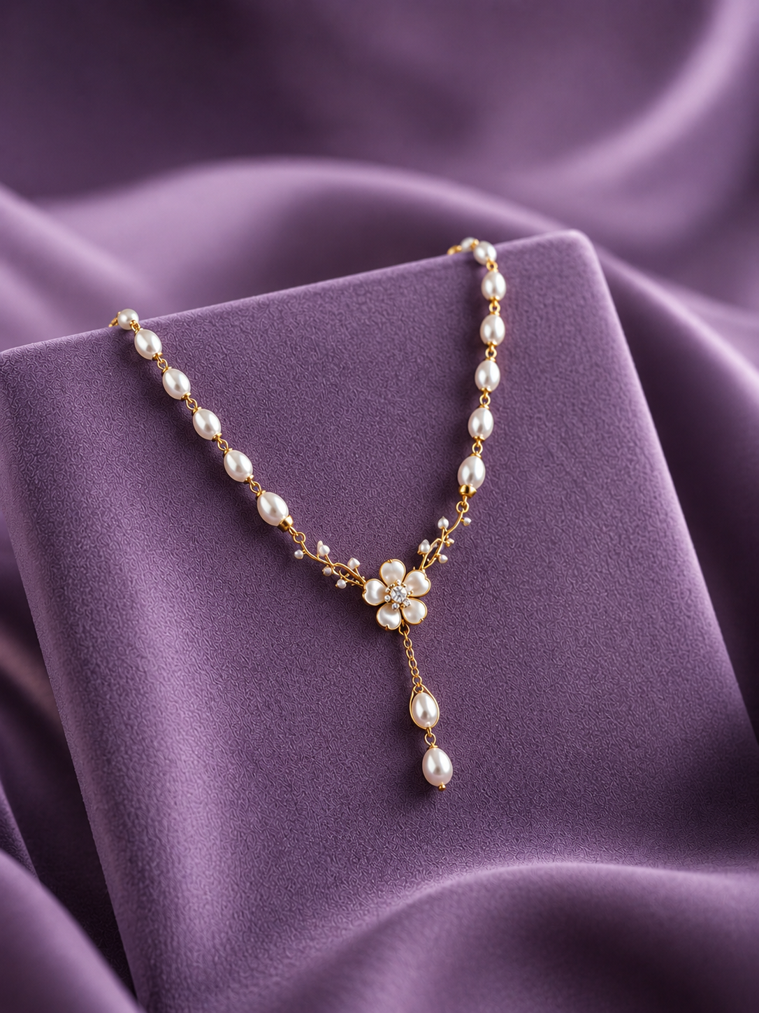 Marigold Pearl Necklace