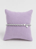 Silver Mist Twisted Bracelet