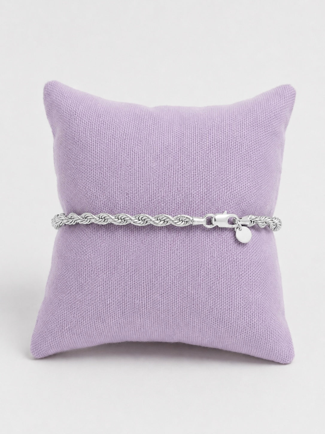 Silver Mist Twisted Bracelet