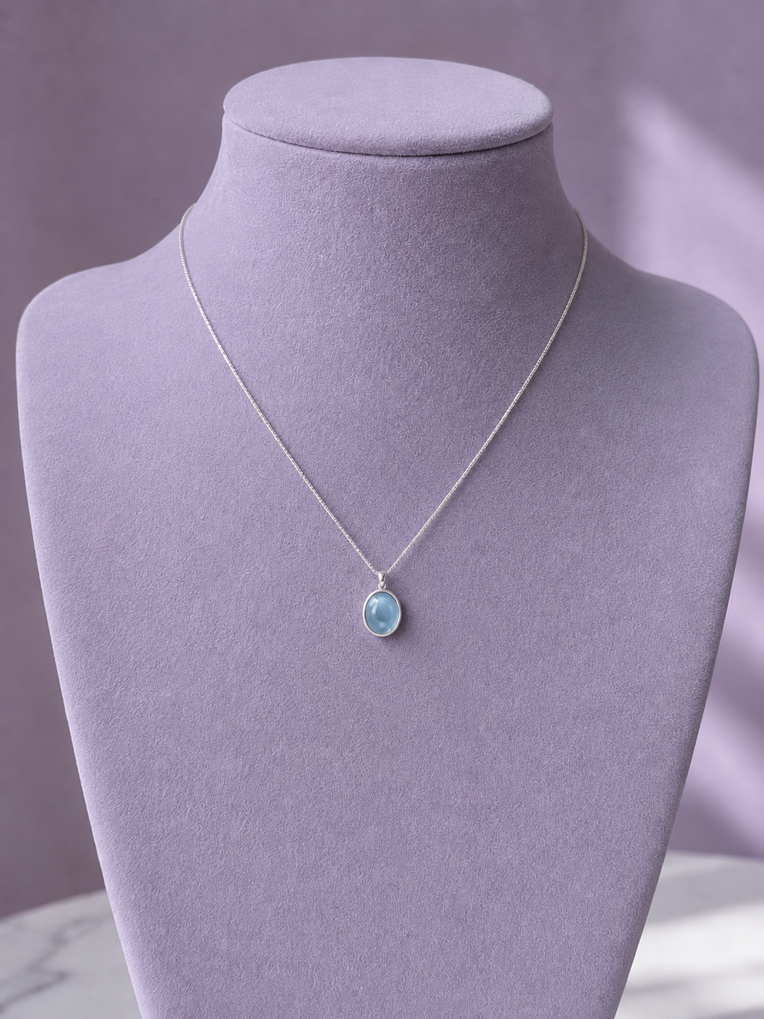 Dewdrop Blue Necklace